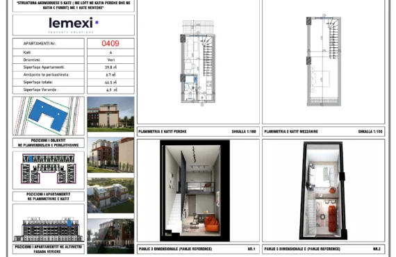Top-floor two-level loft by the coast | 0409