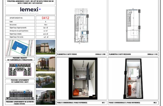 Top-floor two-level duplex loft by the coast | 0412