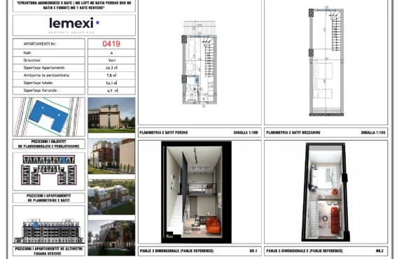 Top-floor two-level duplex loft by the coast | 0419